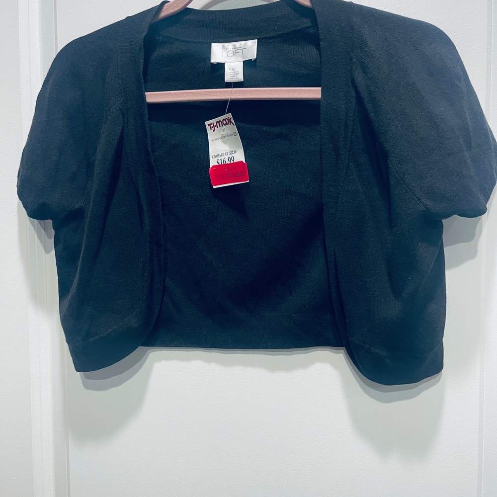 Loft brand, black sweater, very light